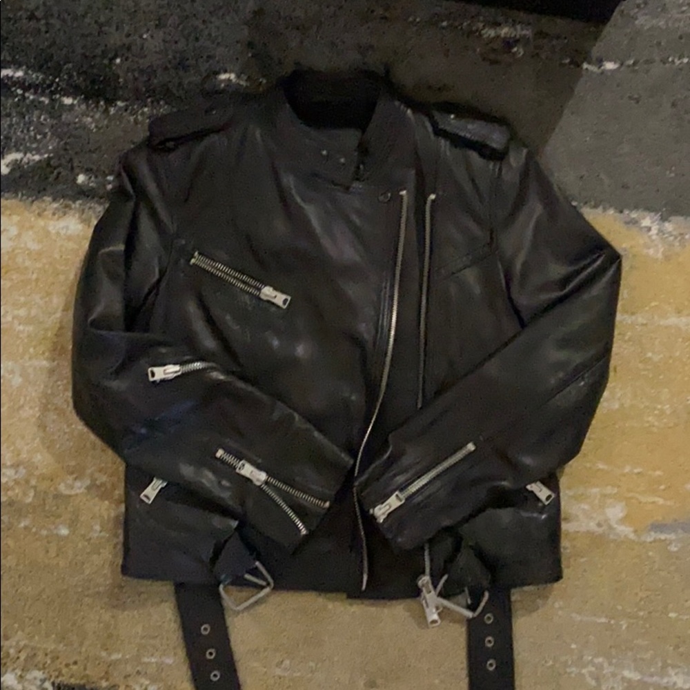 All Saints leather jacket